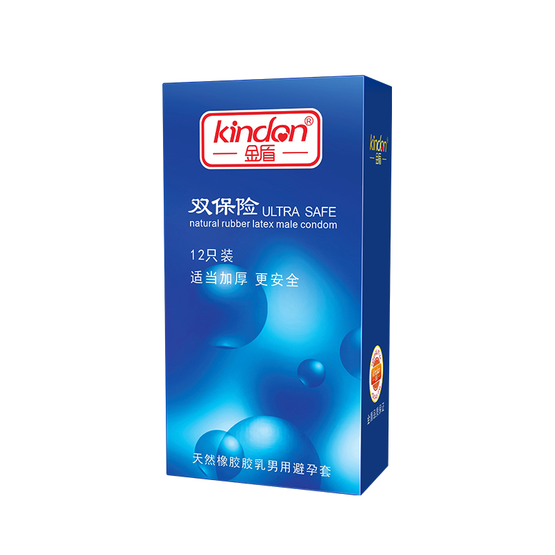 金盾避孕套夢幻系列雙保險(xiǎn)12只裝